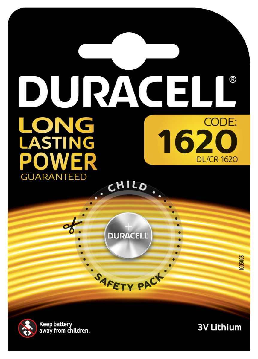 Batteria al lithio duracell 1620
