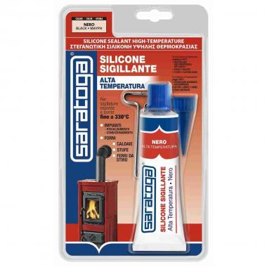 SILICONE ALTA TEMPERATURA NERO TUBETTO 60 ml