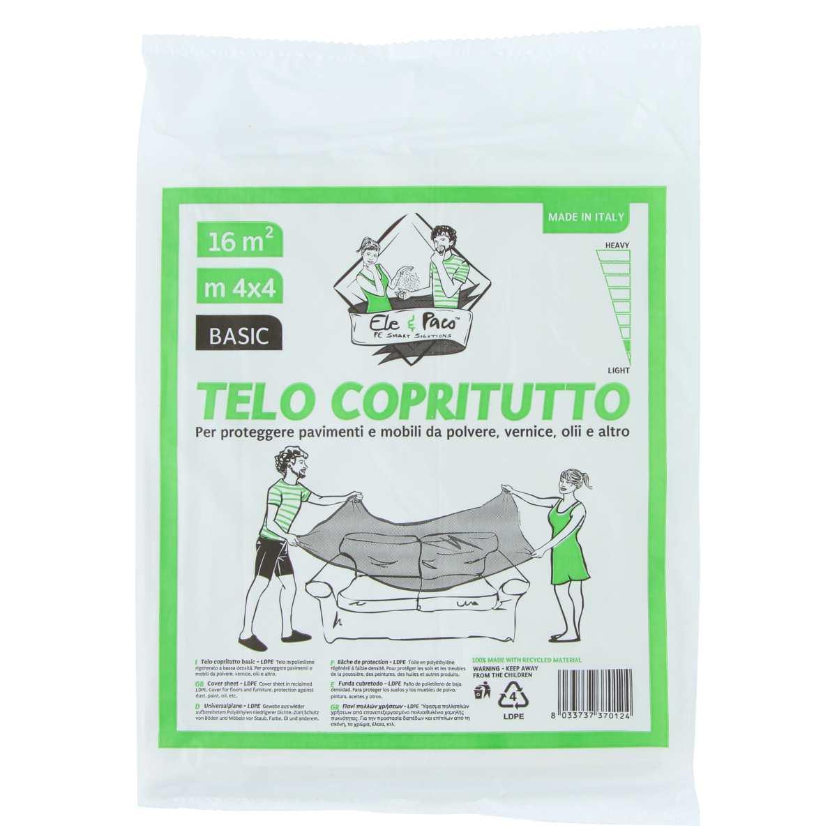 Elepacking Telo copritutto leggero 4x4 200 gr. 4416 8033737370124