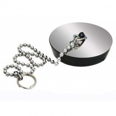 Tappo in gomma p/lavello grande diametro 52