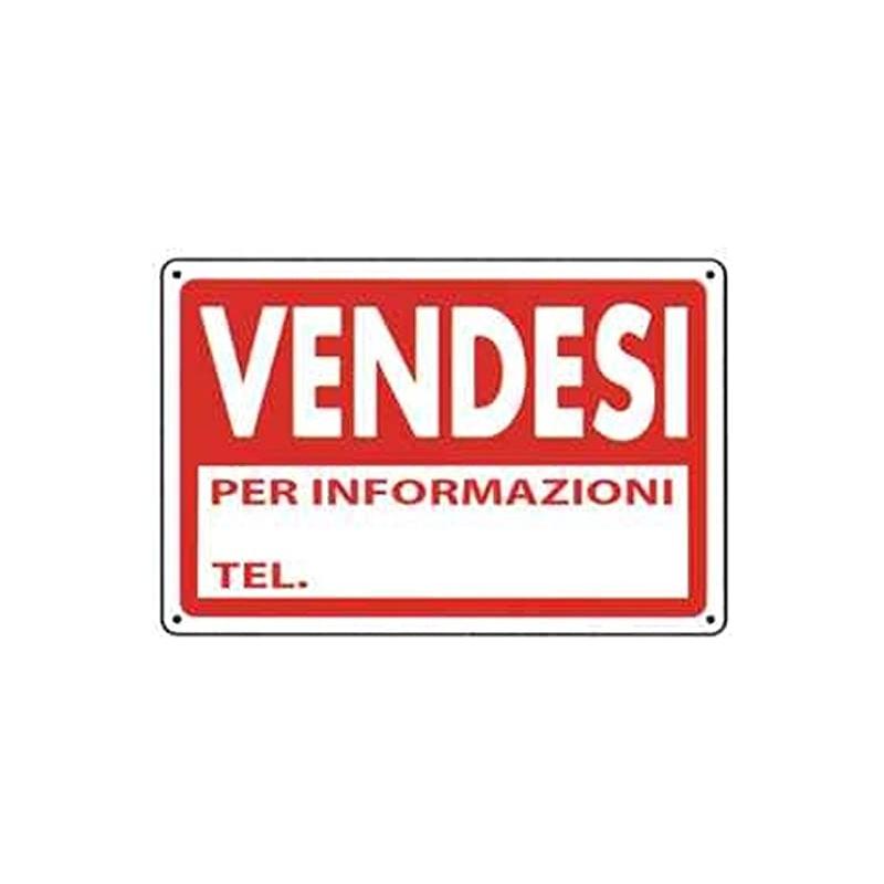 Cartello vendesi formato a4