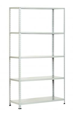 Scaffale in kit 5 ripiani 100 x 40 asta intera h 200