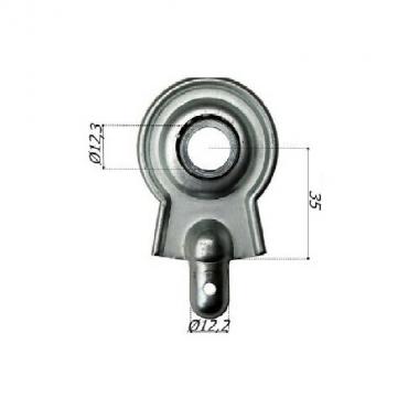 Supporto avvolg. a sfera con perno senza zanca