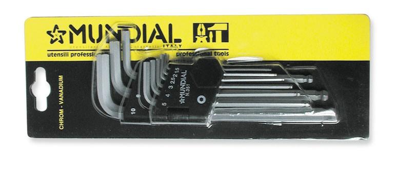 ASSORT. CHIAVE MASCHIO ESAG. BALLEND 9 pz