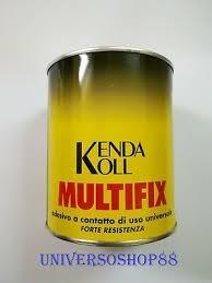 Colla  a contatto multifix per laminati plastici, cuoio gomma ecc. 850 gr
