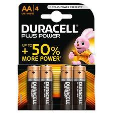 Batterie stilo alkalina 4 pz duracell aa mn1500