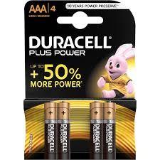 Batterie ministilo alkalina 4 pz duracell aaa mn2400
