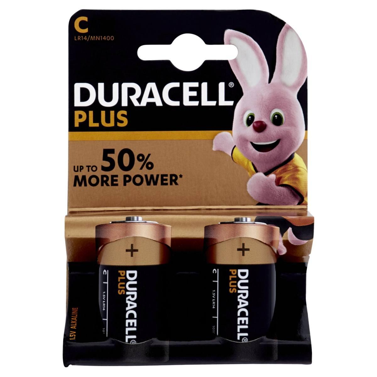 BATTERIE MEZZATORCIA ALKALINA 2 pz DURACELL