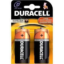 Batterie torcia alkalina 2 pz duracell