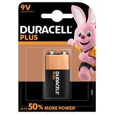 BATTERIE 9V ALKALINA 1 pz DURACELL