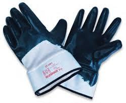 Guanto in nbr blu