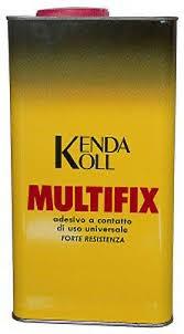 Colla  a contatto multifix per laminati plastici, cuoio gomma ecc. kg.4