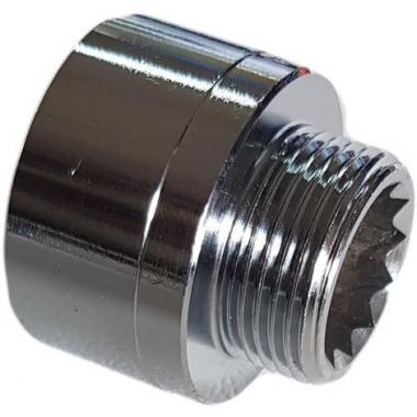 PROLUNGA FIL. IN OTTONE CROMATO MF 1/2x10