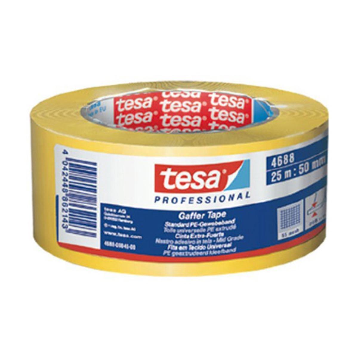 NASTRO TELATO GIALLO 25mx50mm