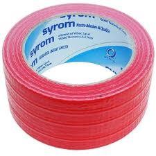 NASTRO TELATO ROSSO 25mx50mm