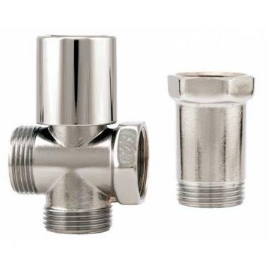 Rubinetto per lavatrice con coppia retro gruppo 3/4