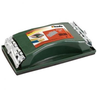 Tampone per carta abrasiva manuale con serr. a molla