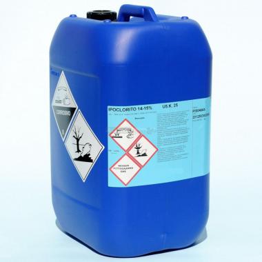 SODIO IPOCLORITO 14-15% IN SOLUZIONE FUSTO 13 Kg