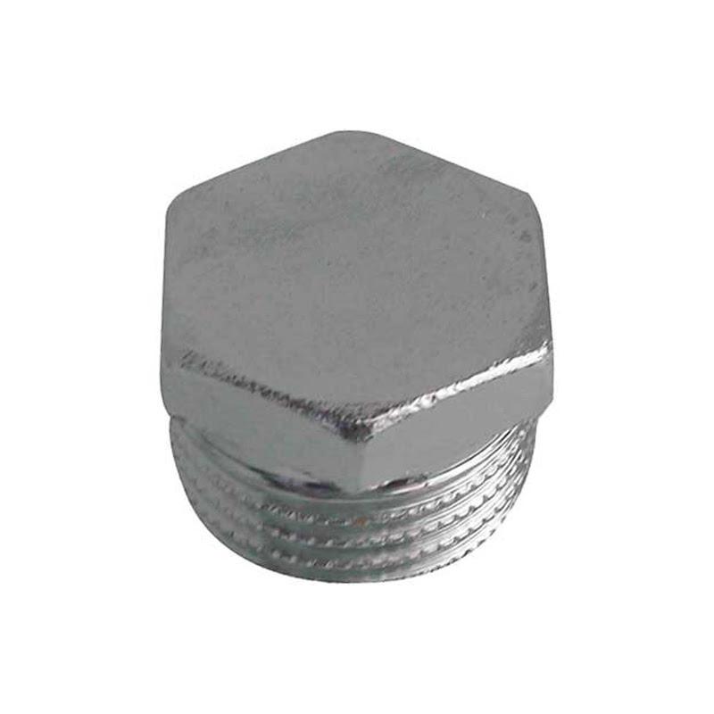 Tappo maschio ottone cromato 1/2
