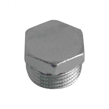 Tappo maschio ottone cromato 1/2