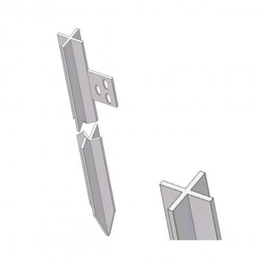 DISPERSORE A CROCE Mt 1,5 C\\BULLONE ( PALETTO MESSA TERRA PICCHETTO)