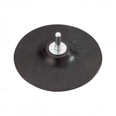 PLATORELLO SUPP. VELCRATO IN GOMMA C/ATTACCO MASCHIO mm125