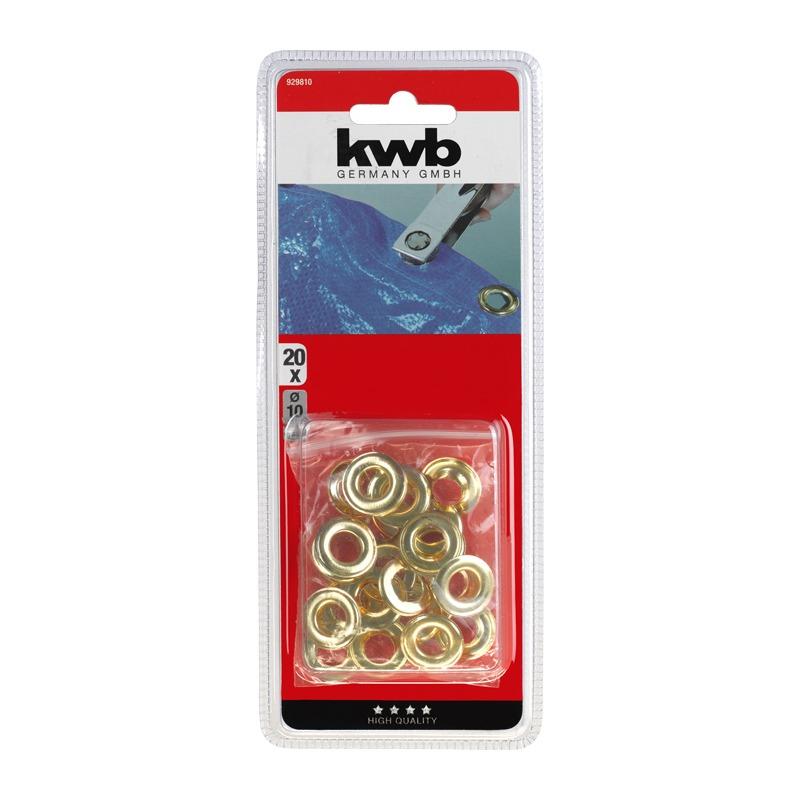 OCCHIELLI IN OTTONE mm 10 pz 20