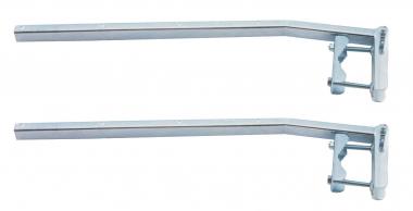 Stendibianch.ferro ribaltabile da balcone cf.2pz.