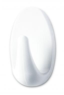 Gancio ovale bianco piccolo