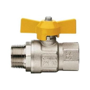 Valvola a sfera gas mf c/farf. lond.1/2