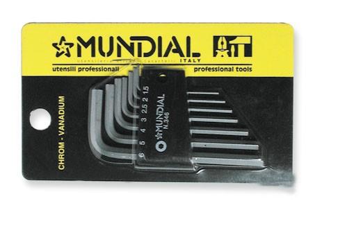 ASSORT. CHIAVE MASCHIO ESAG.  7 pz