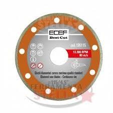 Disco diamantato mm 115 per ceramica corona continua turbo '195115'