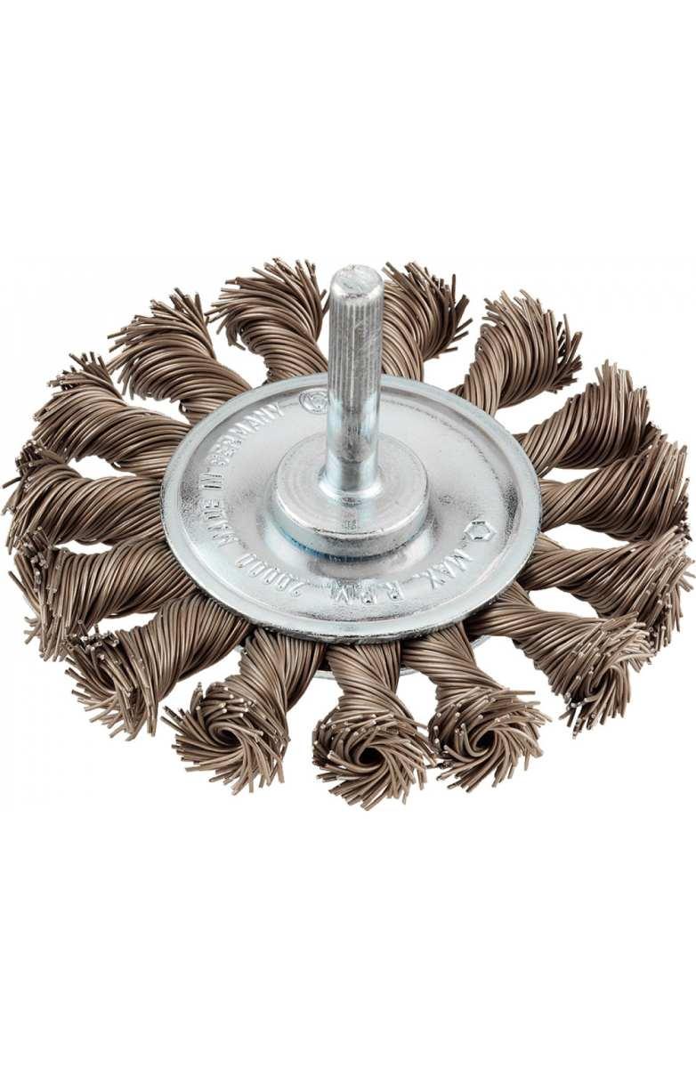 SPAZZOLA A DISCO FILI ACCIAIO ULTRA SPESSA mm 70