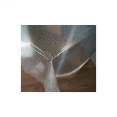 Tovagliato glitter argento oro  h140