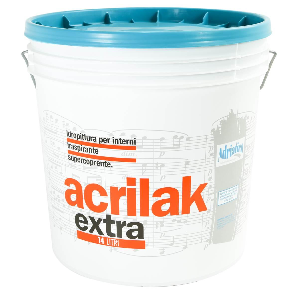 Idropittura acrilak extra 100 2,5 lt