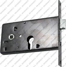 Serratura orizzontale 3 mandate color black mm80