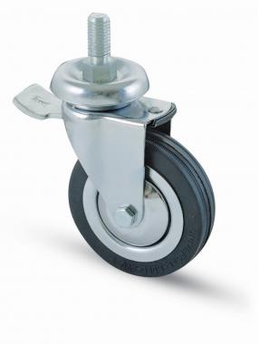 Ruota x mob.art.155/bis-b d. 100 pe.14ma/freno