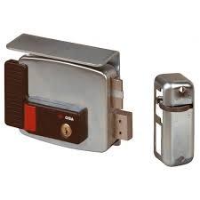 Serratura elettrica da applicare cisa solo scrocco/mandate/pulsante art 11771