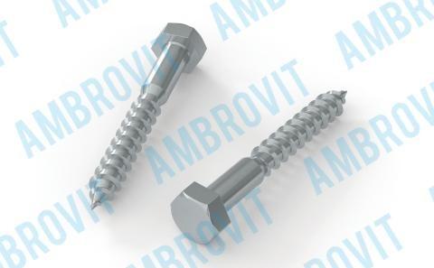 TIRAFONDO 4.8 10X90 ZINC. Cr3 CF. 50