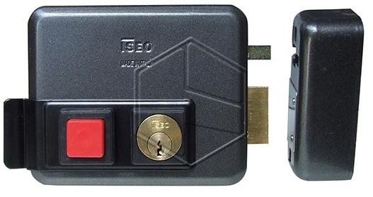 Serratura elettrica da applicare iseo scrocco/pulsante art 5253