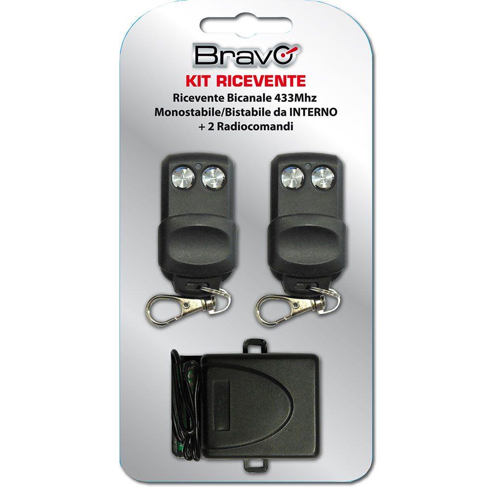 Kit ricevente universale 433 mhz interno bravo