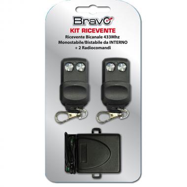 Kit ricevente universale 433 mhz interno bravo