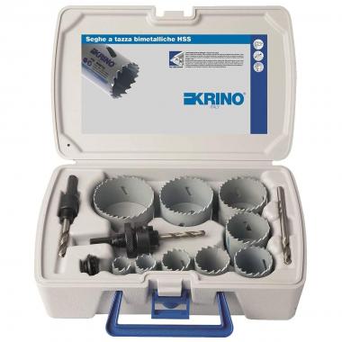 Assort. frese a tazza bimetal nero 19-64  13 pz