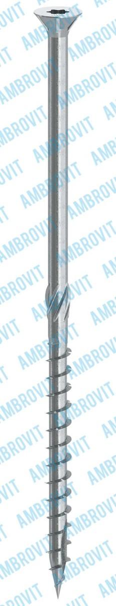 VITE CARPENTERIA IN LEGNO TSP CON ALETTE AUTOPER. CON TYPE 17 CON INSERTO TX 40 8X200/80 ZINC. Cr3 **8µm 120h** CF. 100