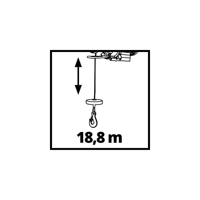 Paranco elettrico TC-EH 1000-18