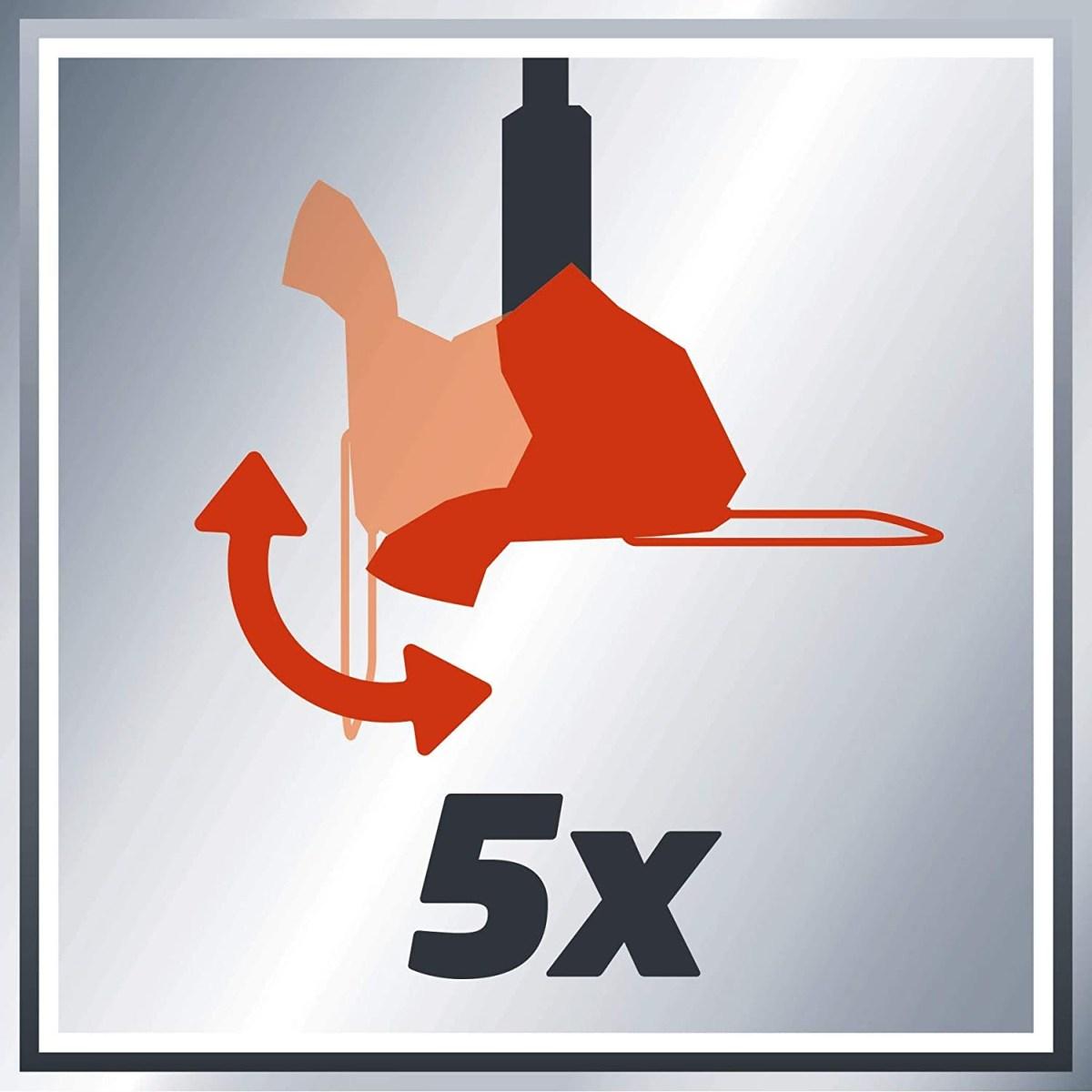 Einhell ge-et 5027 tagliabordi elettrico (tensione 230 v, potenza 500 w, taglio 27 cm, diam. filo 1,6 mm, lungh. filo 6m)