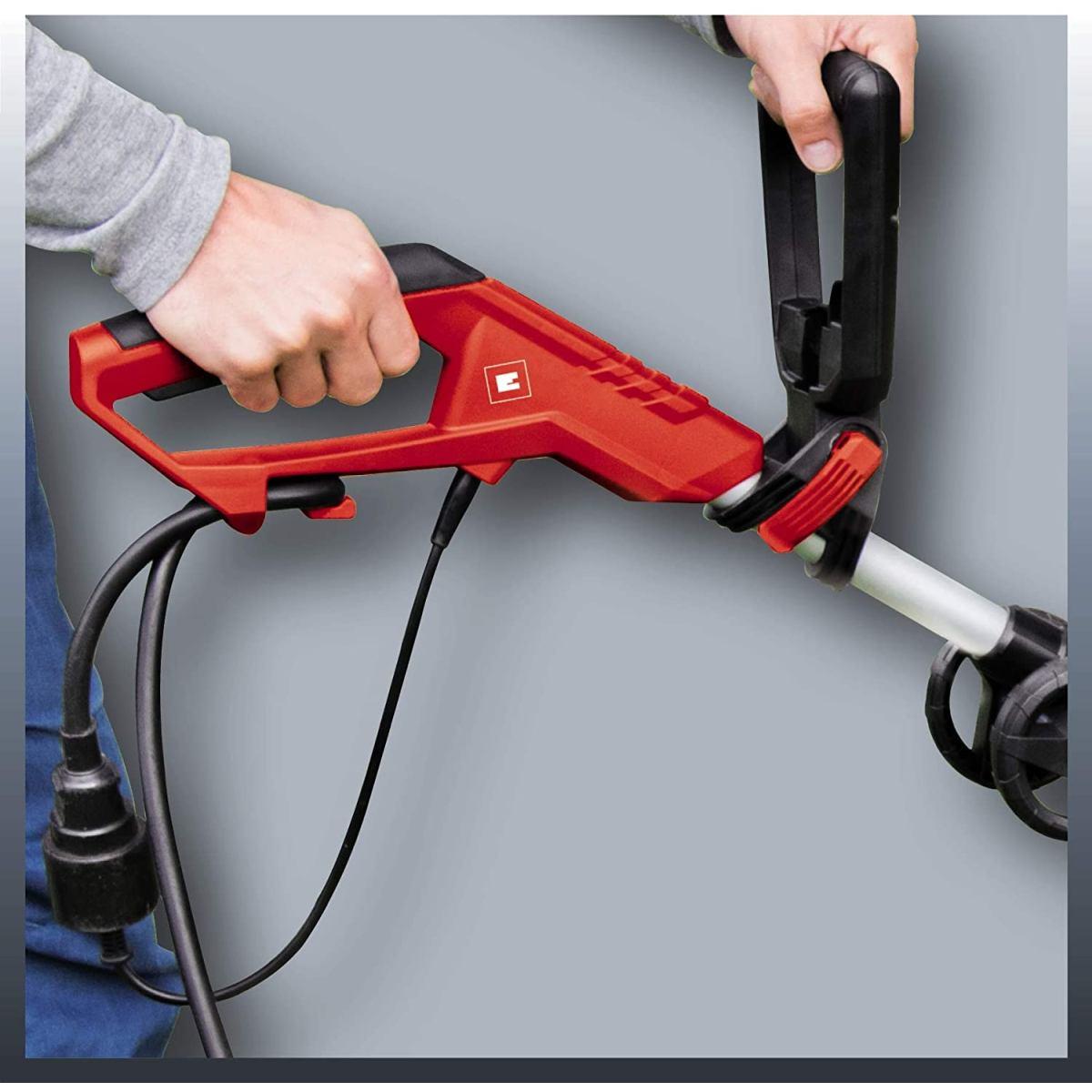 Einhell ge-et 5027 tagliabordi elettrico (tensione 230 v, potenza 500 w, taglio 27 cm, diam. filo 1,6 mm, lungh. filo 6m)