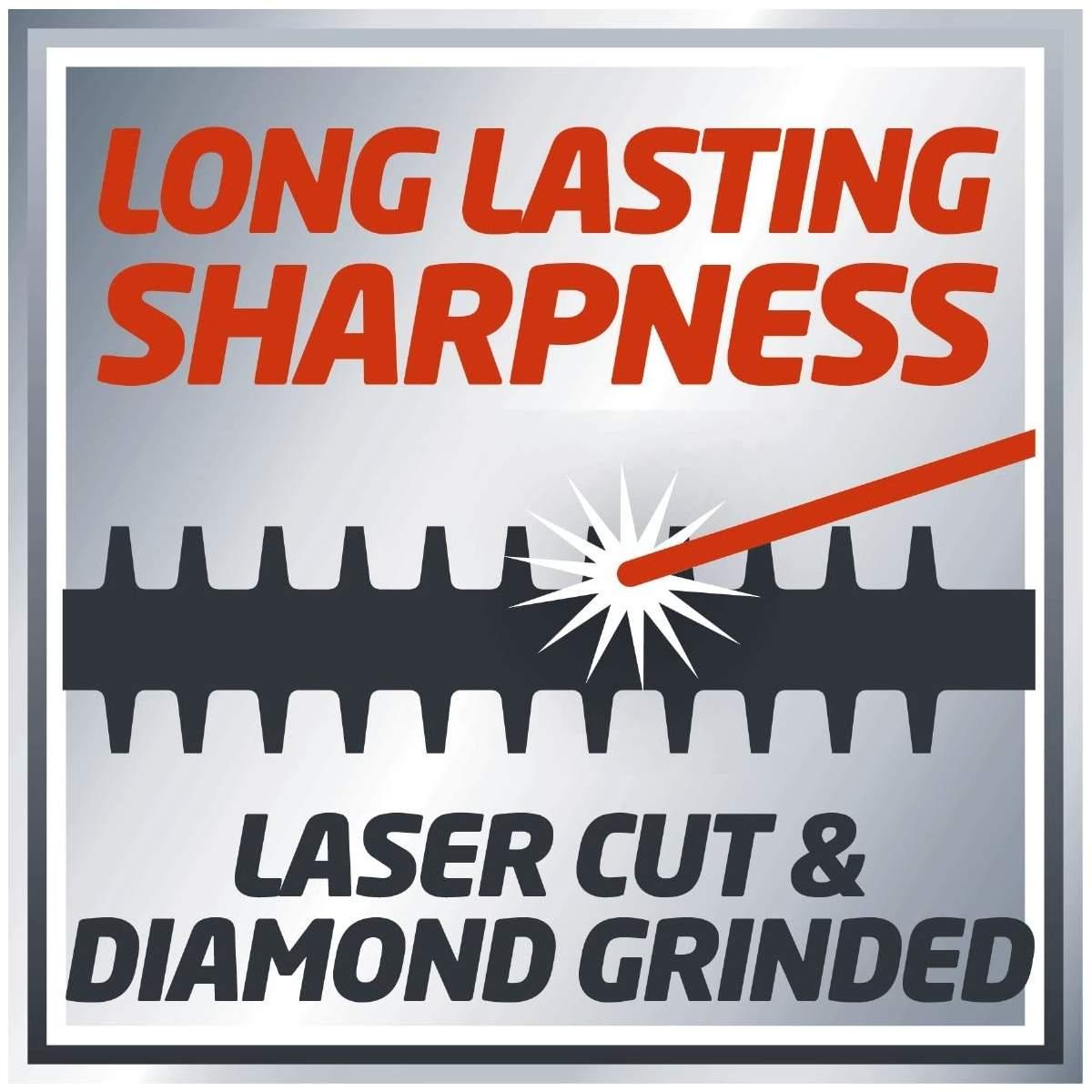 Einhell GC-HH 5047 Tagliasiepi con asta telescopica (500 W, lungh. Taglio 47 cm, distanza tra denti 20 mm, testa inclinabile, asta telescopica, incl. tracolla)