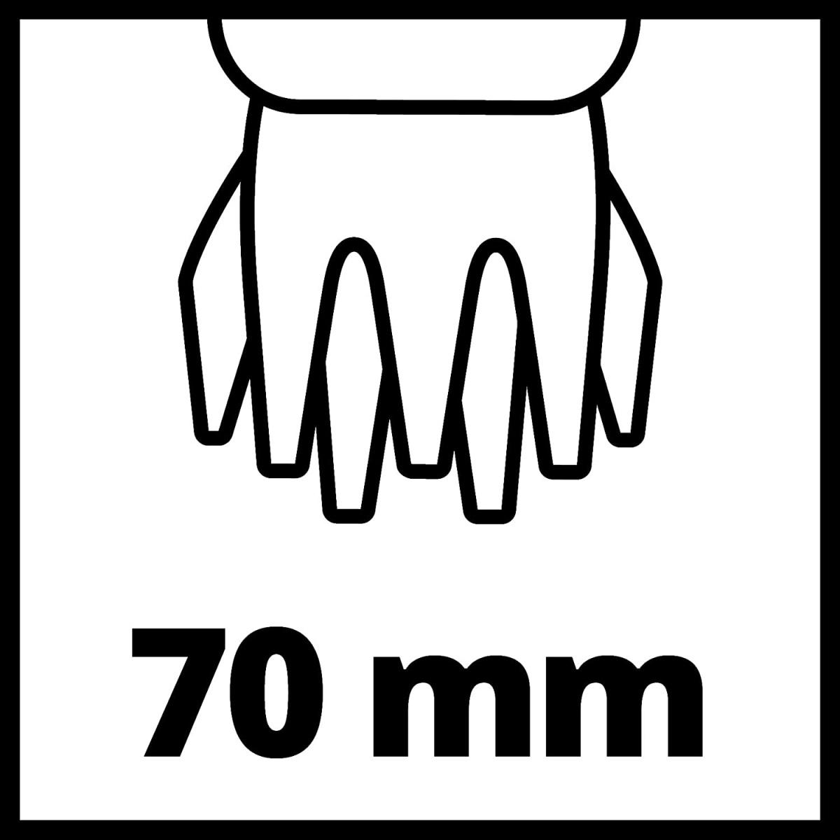 Einhell tagliasiepe a batteria 3,6v 1,5 ah, lama erba 70 mm, tagliasiepi 100 mm, rosso senza manico telescopico