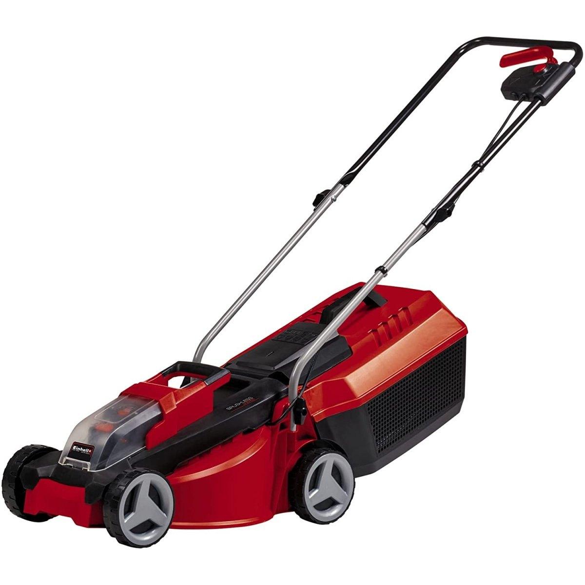 Einhell 3413155 Tagliaerba a Batteria, 18 V, Rosso/Nero &GE-CT 18 Li Solo Tagliabordi, 18 V, Rosso, Senza Batteria e Caricabatteria